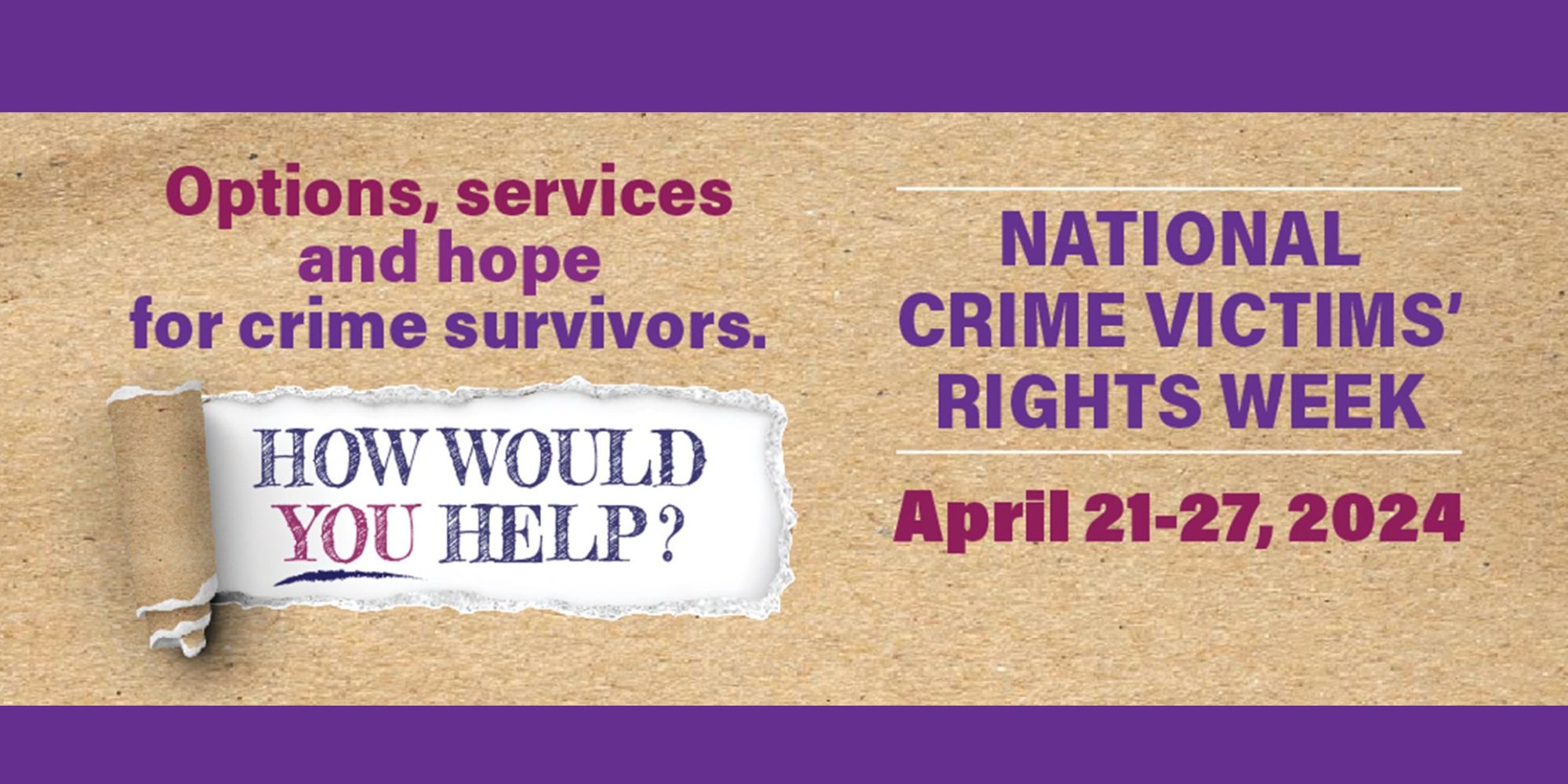 2024 National Crime Victims’ Rights Week